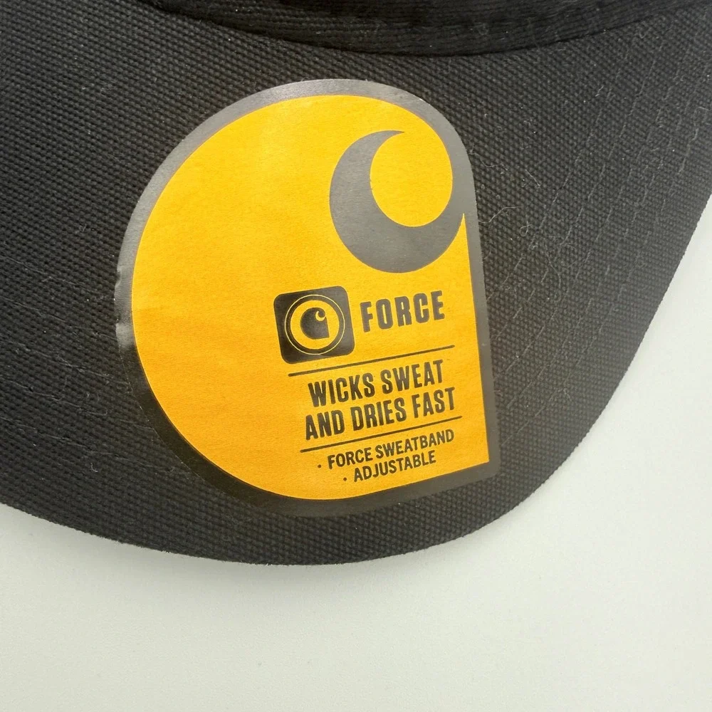 Carhartt Hat Mens OS Black Sigma Force Canvas Cap Tech Workwear AH3938-M NEW